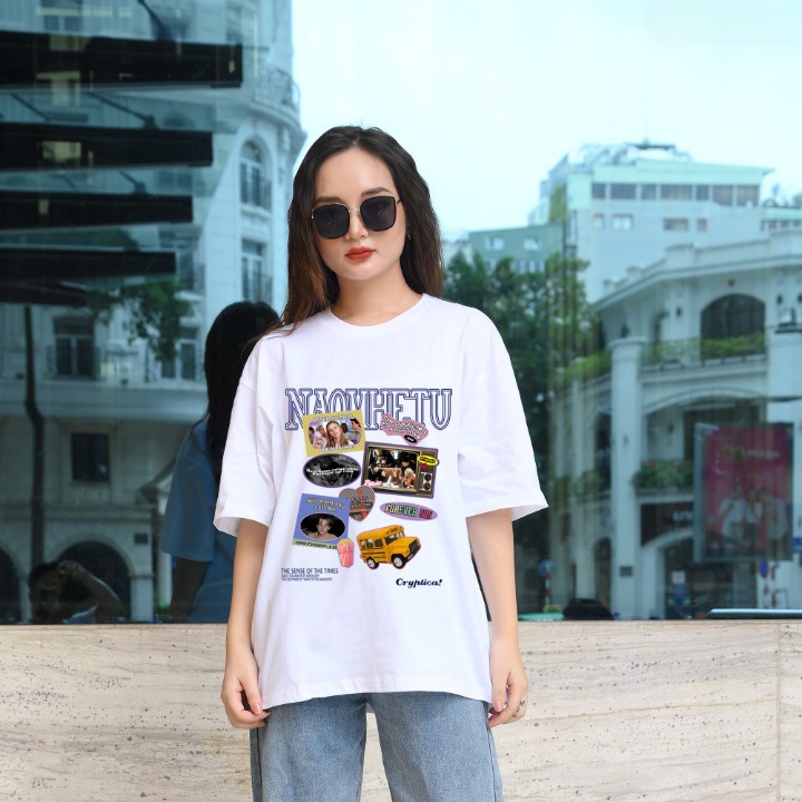 Áo Thun Tay Lỡ Unisex Form Rộng Forever 90s