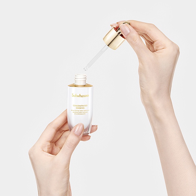 [Mới] Gói sample huyết thanh siêu dưỡng trắng mờ nám và tái tạo Sulwhasoo Concentrated Ginseng Brightening Spot Ampoule