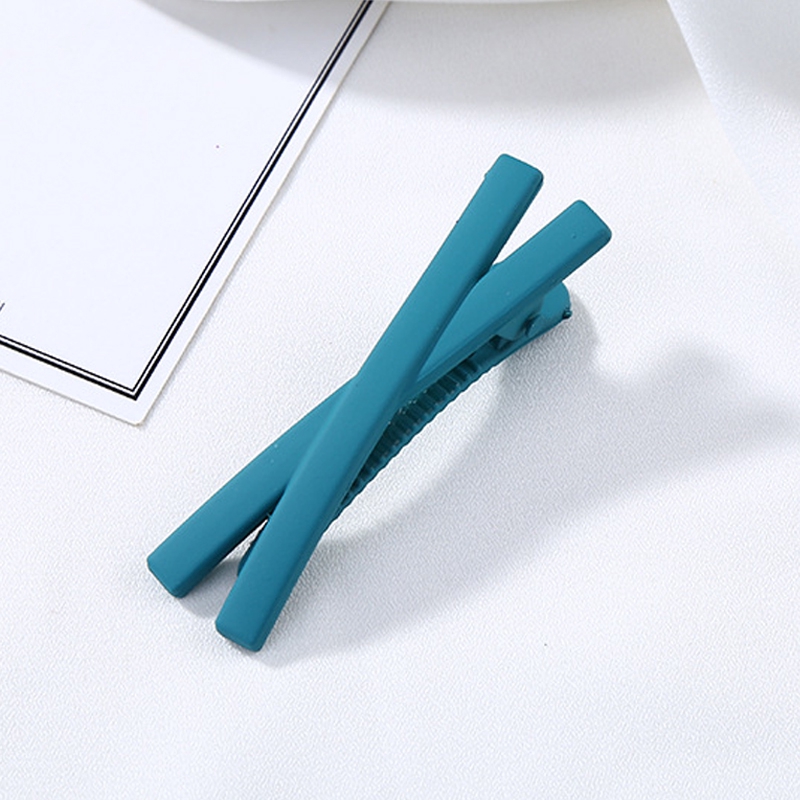 Kẹp tóc phối hình nơ màu trơn tùy chọn thời trang cho nữ