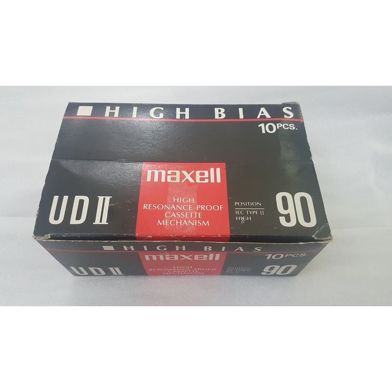 01 BĂNG UDII MỚI NGUYÊN CHƯA BÓC SEAL NEW ORIGINAL 100% CASSETTE UDII 90MIN IEC TYPE II 1991 US