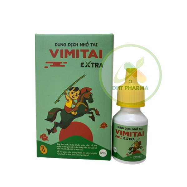 Dung dịch nhỏ tai Vimitai Extra làm sạch ống tai