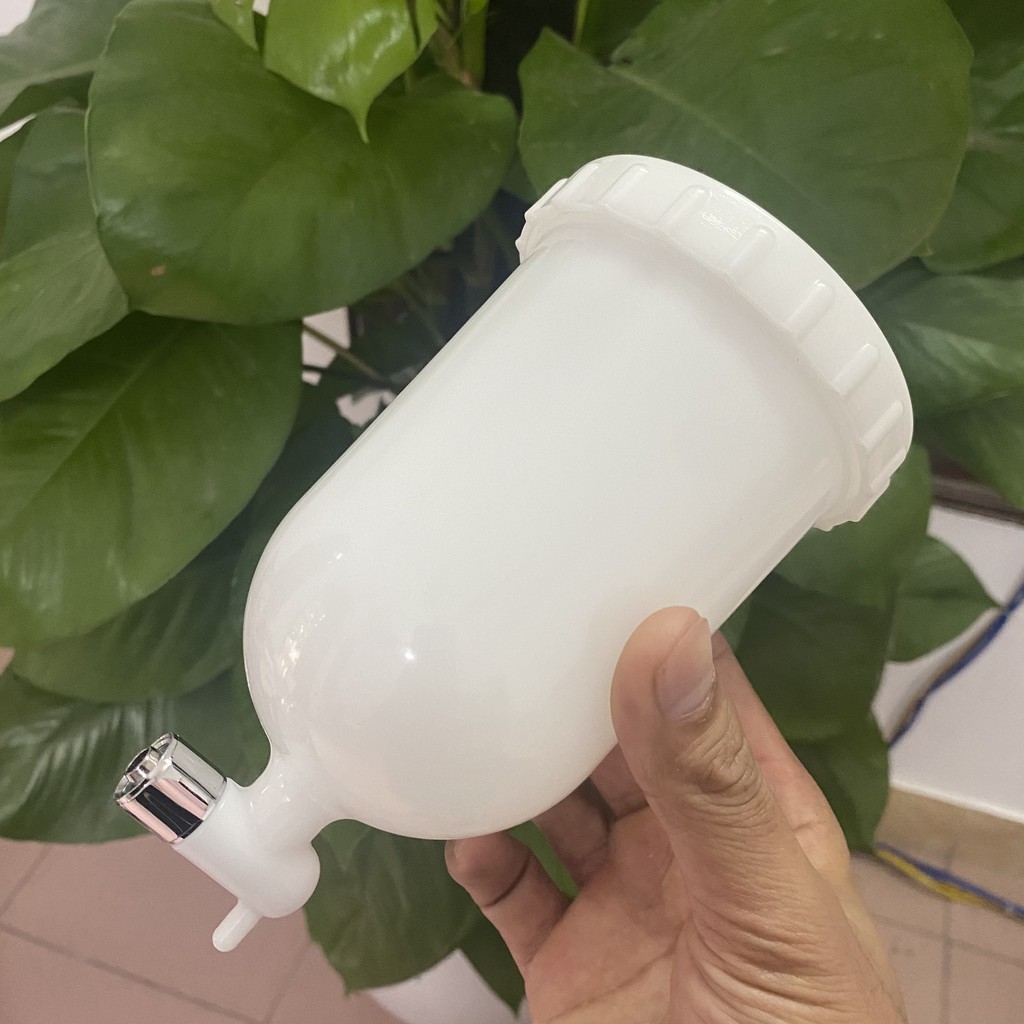 Cốc Đựng Sơn Nhựa Dung Tích 400ml Cho Súng Phun Sơn Cốc Bên W71-Wider1-Kiwami1