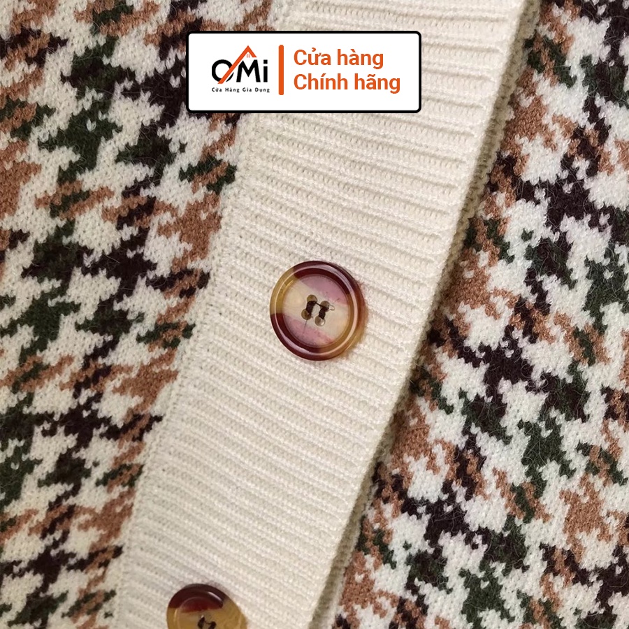 Áo khoác cardigan nữ form rộng, áo khoác ngoài cardigan len nữ phong cách Hàn Quốc len trơn không xù | BigBuy360 - bigbuy360.vn