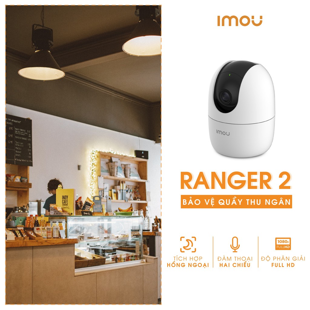 Camera - Camera IP Wifi 2.0MP Ranger 2 IPC-A22EP-IMOU - Chính Hãng | BigBuy360 - bigbuy360.vn