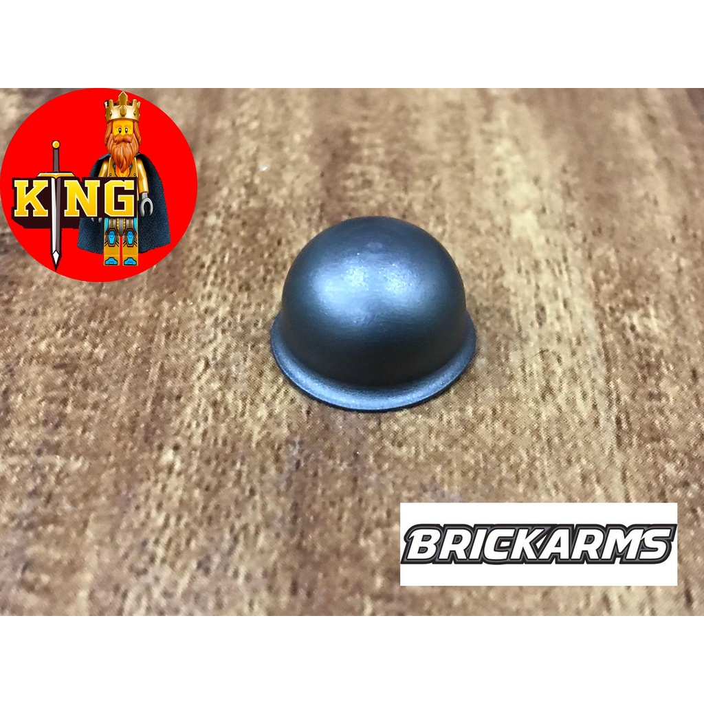 BrickArms M1 Steel Pot Helmet Gunmetal Phụ kiện đồ chơi
