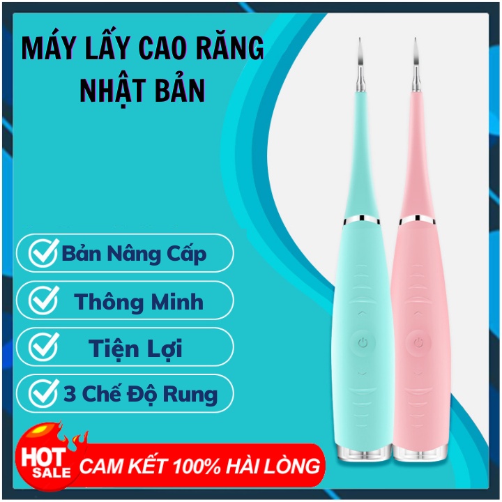 Máy Lấy Cao Răng Cầm Tay Mini Dental Flutter Sử Dụng Sạc 3 Chế Độ Rung