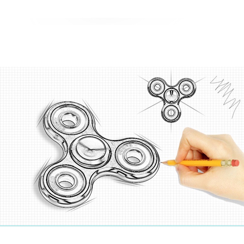 Con Quay Đồ Chơi Fidget Spinner Edc Giúp Giảm Stress Cho Trẻ Em / Người Lớn