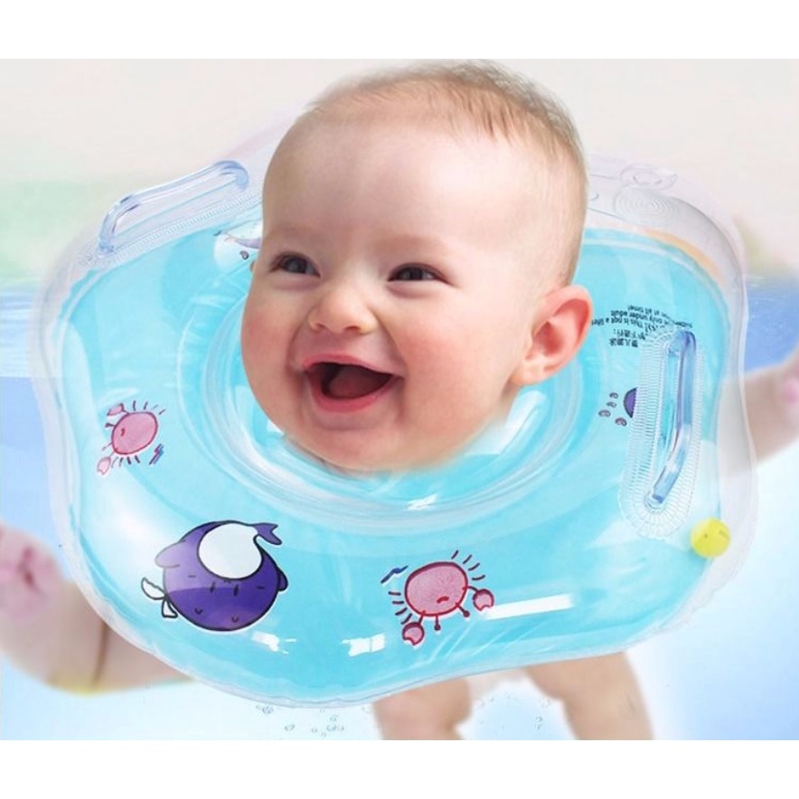 Phao Nâng Cổ Tập Bơi Cho Bé Dưới 2 Tuổi Kiểu Dáng Dễ Thương Nhiều Màu Sắc - Phao Nâng Cổ Giúp Trẻ Giữ Thăng Bằng