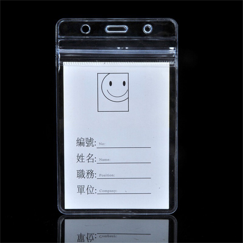 Set 10 Túi Đựng Thẻ ID Chống Thấm Nước Tiện Dụng Giá Đỡ