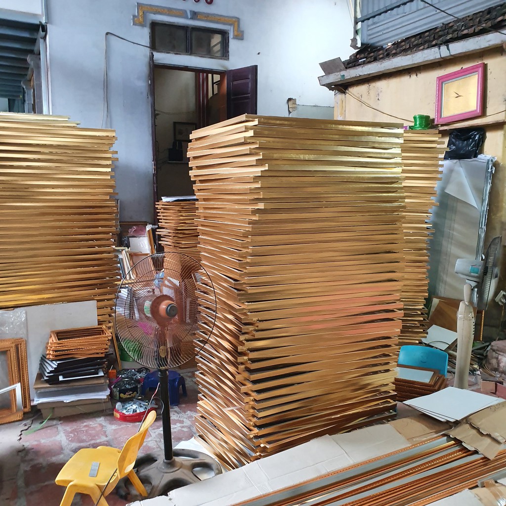 Khung bằng khen Giấy A3 30x40 màu vàng bảo hành gãy vỡ - Decor Nhà Xinh