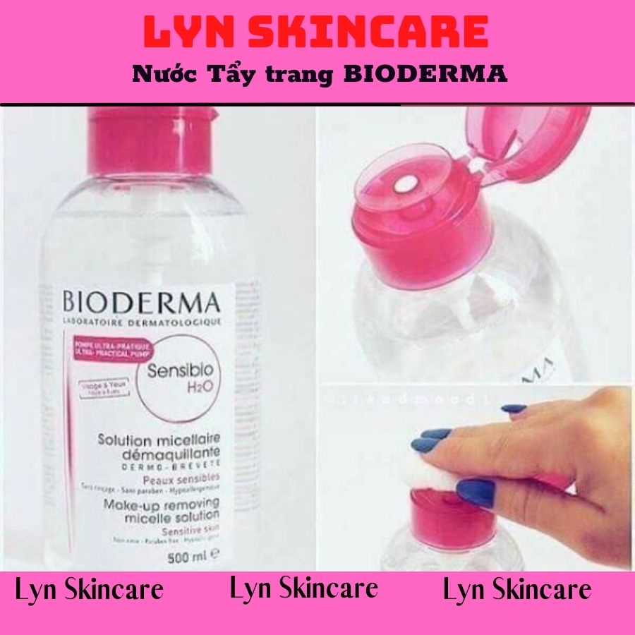 (Mẫu Mới) Nước Tẩy trang BIODERMA 500ml nội địa Pháp