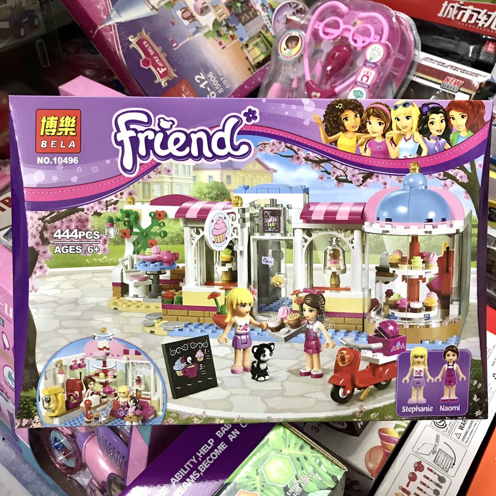 [Rẻ Vô Địch] Lego Lắp Ráp Cửa Hàng Bán Kem Friend 10496