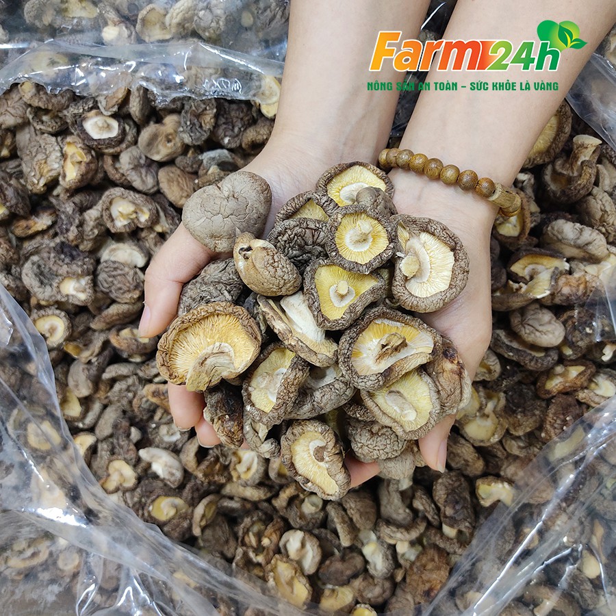 [500 g] Nấm Đông Cô khô, nấm to ngọt dày loại 1, hàng công ty I Farm24h