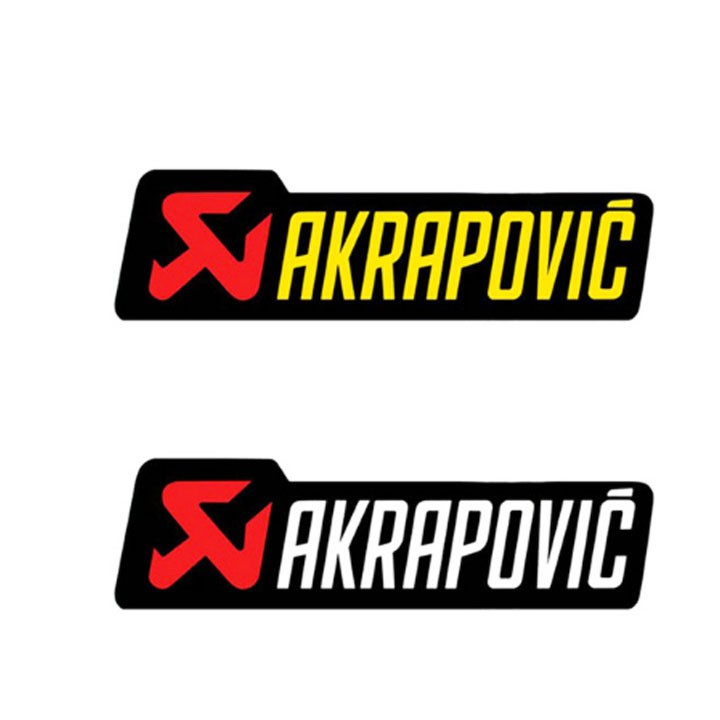 Tem Decal AKPAPOVIC Dán Trang Trí Xe