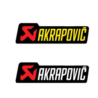 Tem Decal AKPAPOVIC Dán Trang Trí Xe