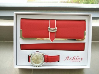 Bộ đồng hồ và ví Ashley nhập từ Mỹ