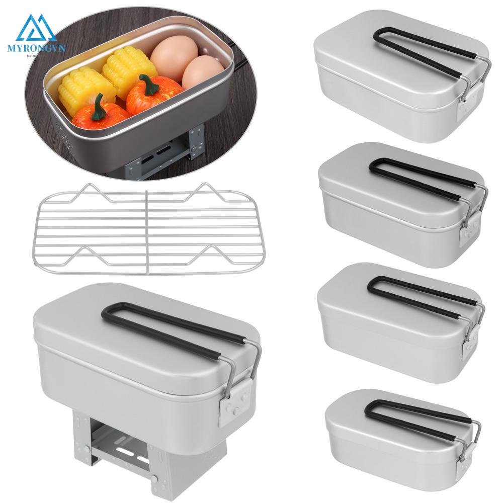 Hộp Đựng Thức Ăn Bằng Hợp Kim Nhôm Cao Cấp Tiện Dụng Khi Đi Cắm Trại
