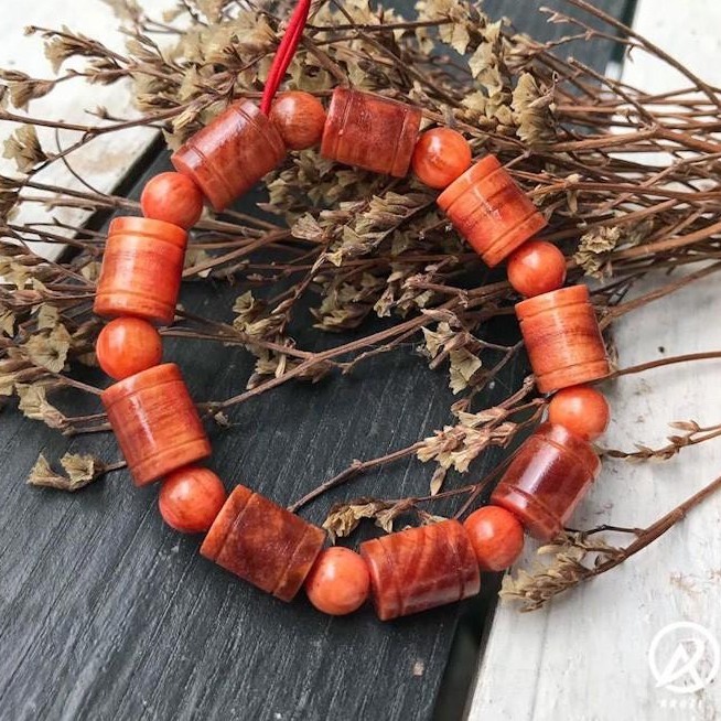 Vòng huyết long đốt trúc⚜️vòng gỗ huyết long cao cấp. | BigBuy360 - bigbuy360.vn