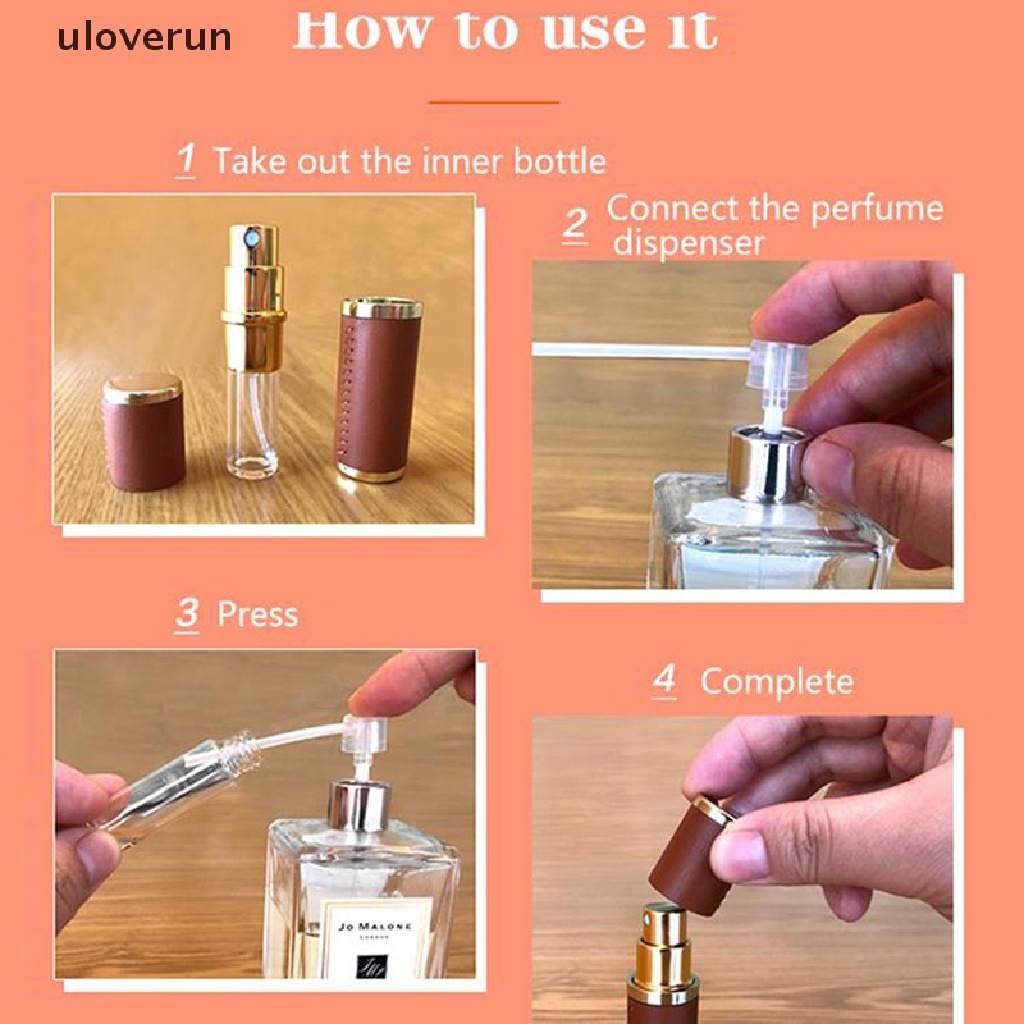 Bình Xịt Nước Hoa Rỗng 5ML Bằng Da