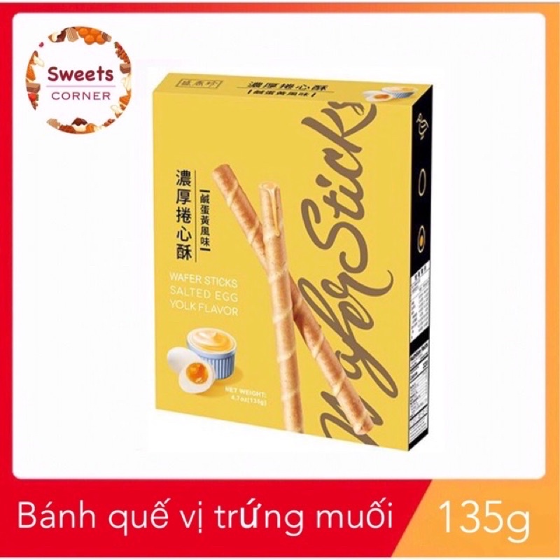 Bánh quế vị lòng đỏ trứng muối Đài Loan 135g