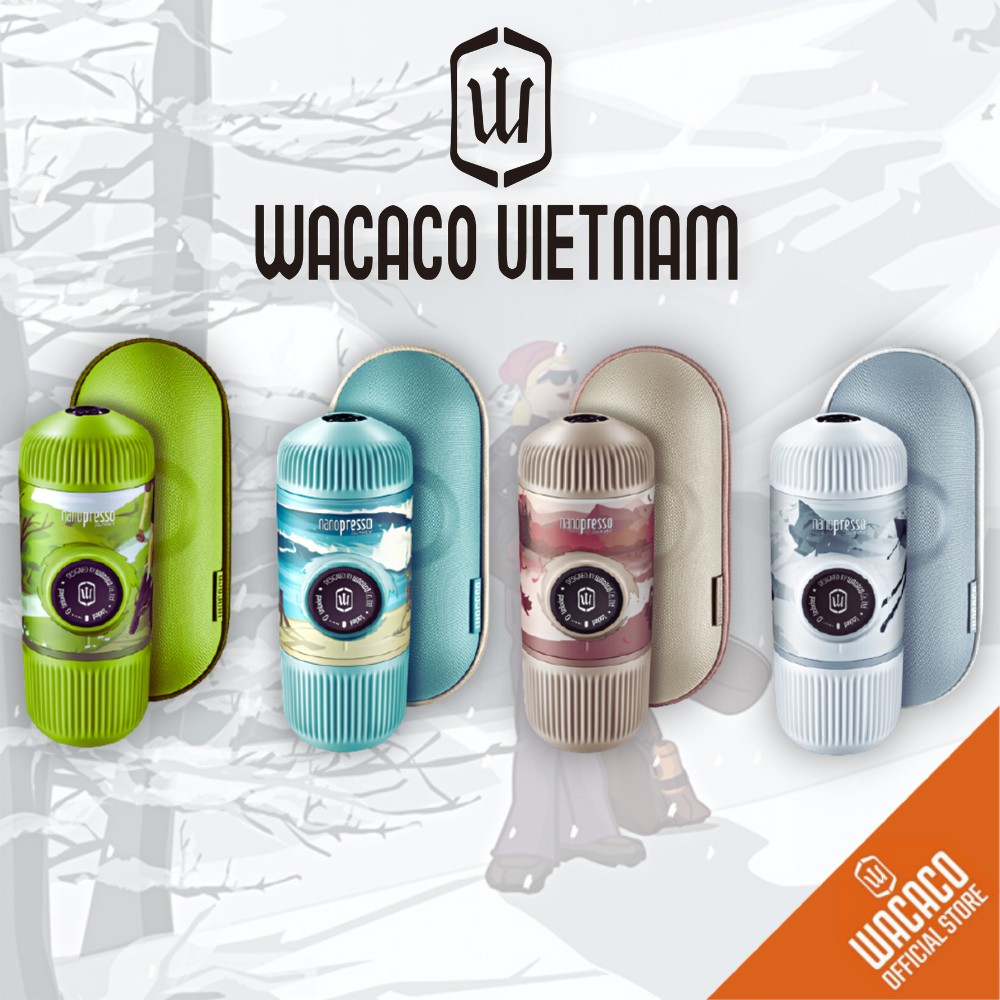 [CHÍNH HÃNG] Wacaco Nanopresso Journeys Limited Edition - Máy pha cà phê ép tay cao cấp từ Wacaco.