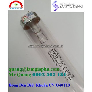 Bóng đèn diệt khuẩn uv sankyo denki g40t10 - 40w, 120cm