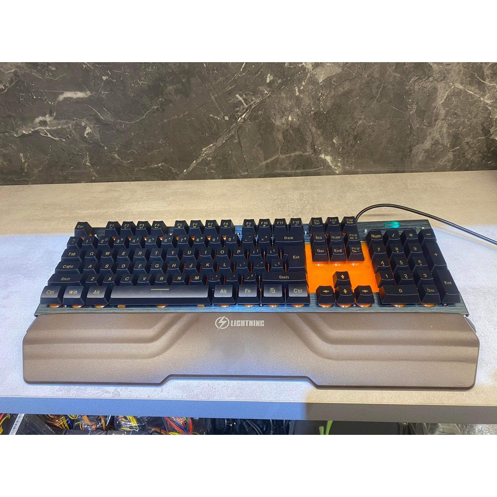 Bàn phím giả cơ -Bàn phím có dây Lightning Forever-Bàn phím chơi game giá rẻ