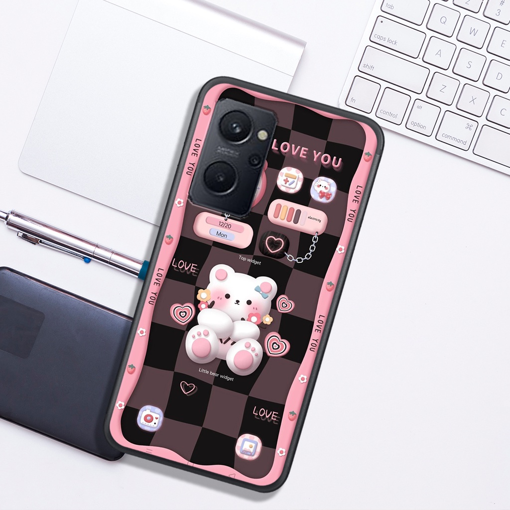 ỐP LƯNG OPPO RENO 8 4G - RENO 8 5G - RENO 8Z, IN HÌNH BEAR &amp; CAT ĐẸP