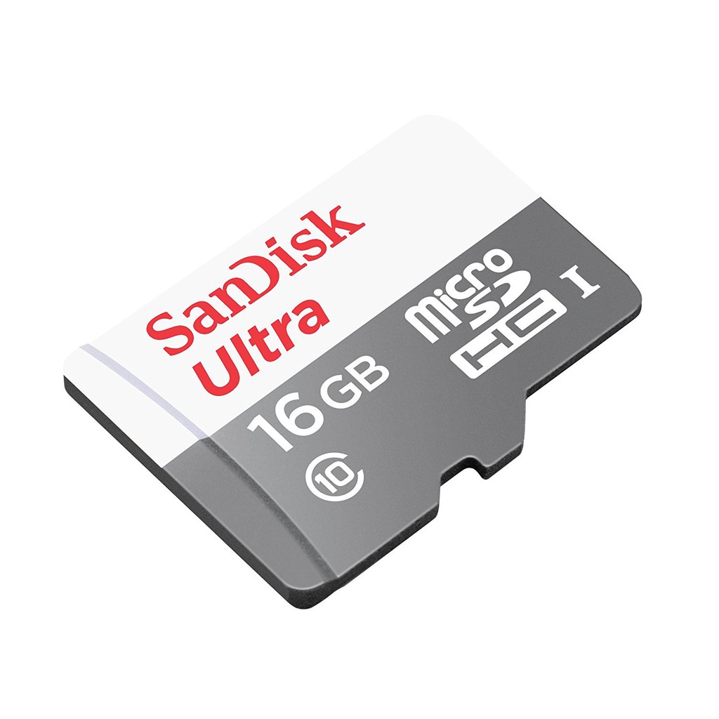 Thẻ nhớ Micro SD 16Gb Sandisk class 10 (80MB)