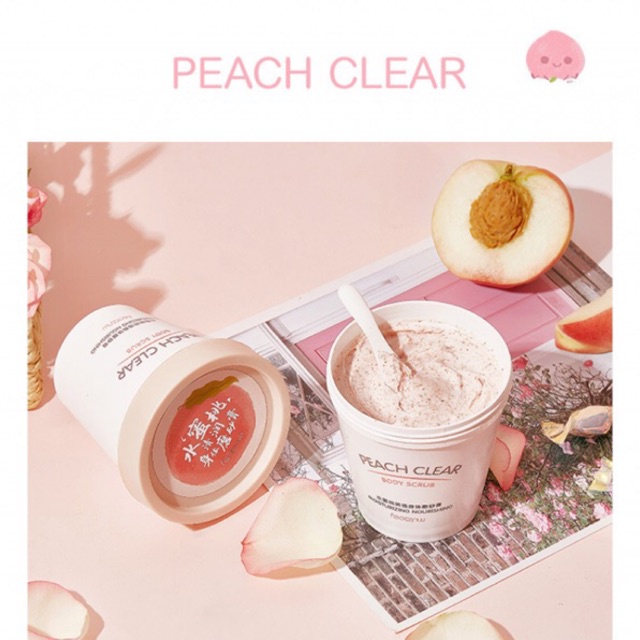 Tẩy tế bào chết body Peach Clear