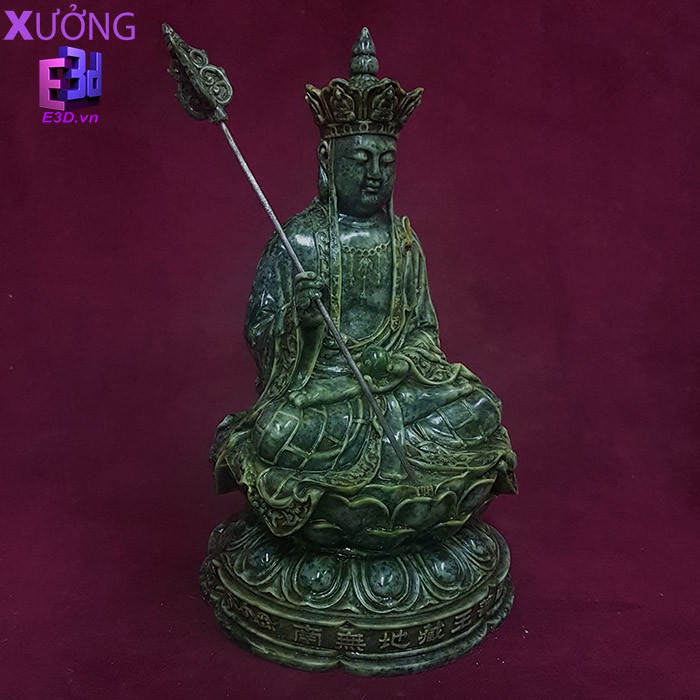 Tượng thờ - Địa Tạng Vương Bồ Tát - Xưởng E3D - PH 066