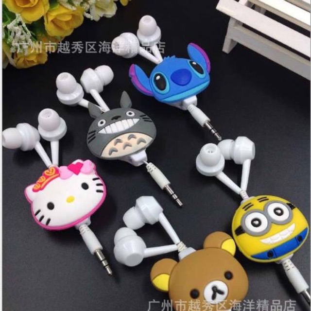 Tai nghe rút hoạt hình.