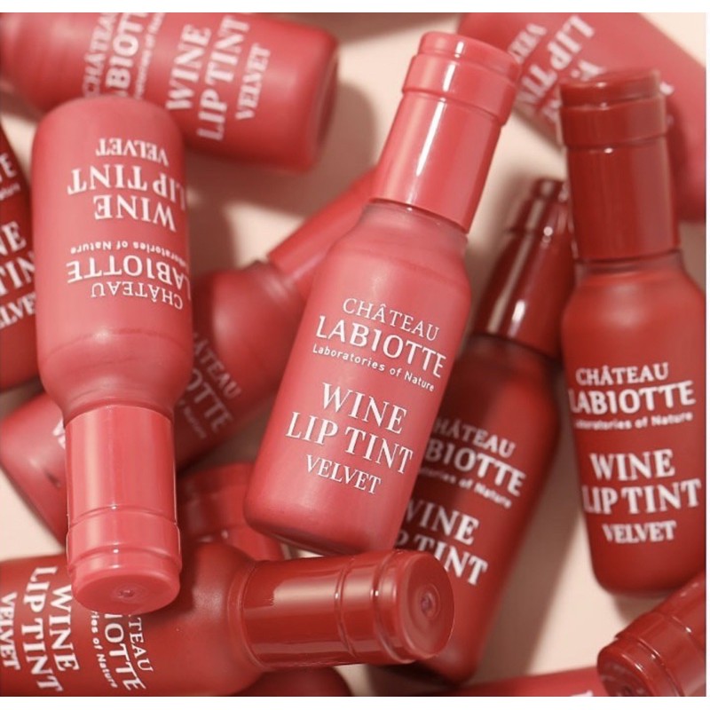 Son vevet wine liptint mini LABIOTTE - Son kèm lì khó trôi màu không chì. | BigBuy360 - bigbuy360.vn