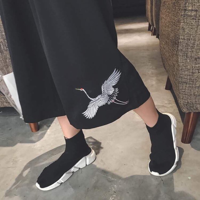Culottes thêu hạc
