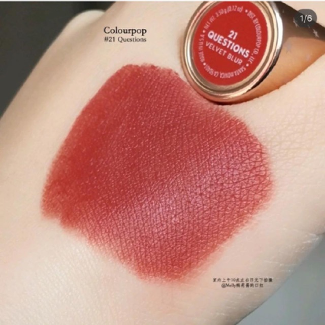 (Bill Mỹ) Son thỏi Colourpop Creme Lux Lipstick