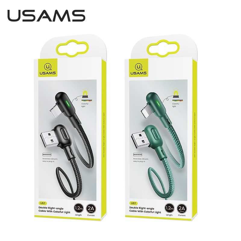 Usams Dây Cáp Sạc USB Type C Góc 90 Độ