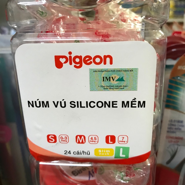 Bán lẻ Núm vú Pigeon silicone siêu mềm