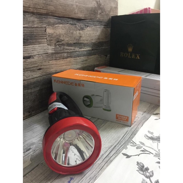 Đèn pin Led xách tay đa năng 2trong1  KENNEDE KN-8211