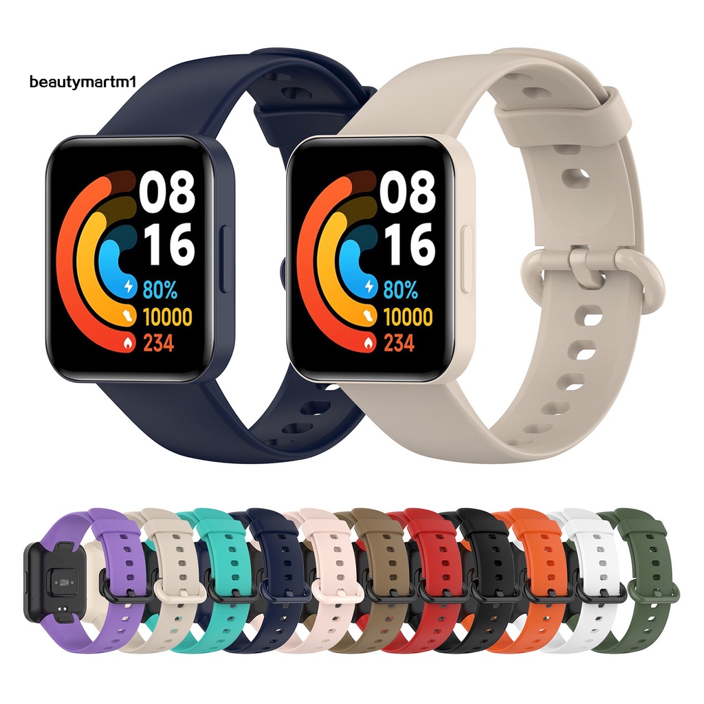 Dây Đeo Silicone Mềm Chống Nước Cho Đồng Hồ Thông Minh Redmi Watch 2 Lite / Watch 2 Beautymartm1