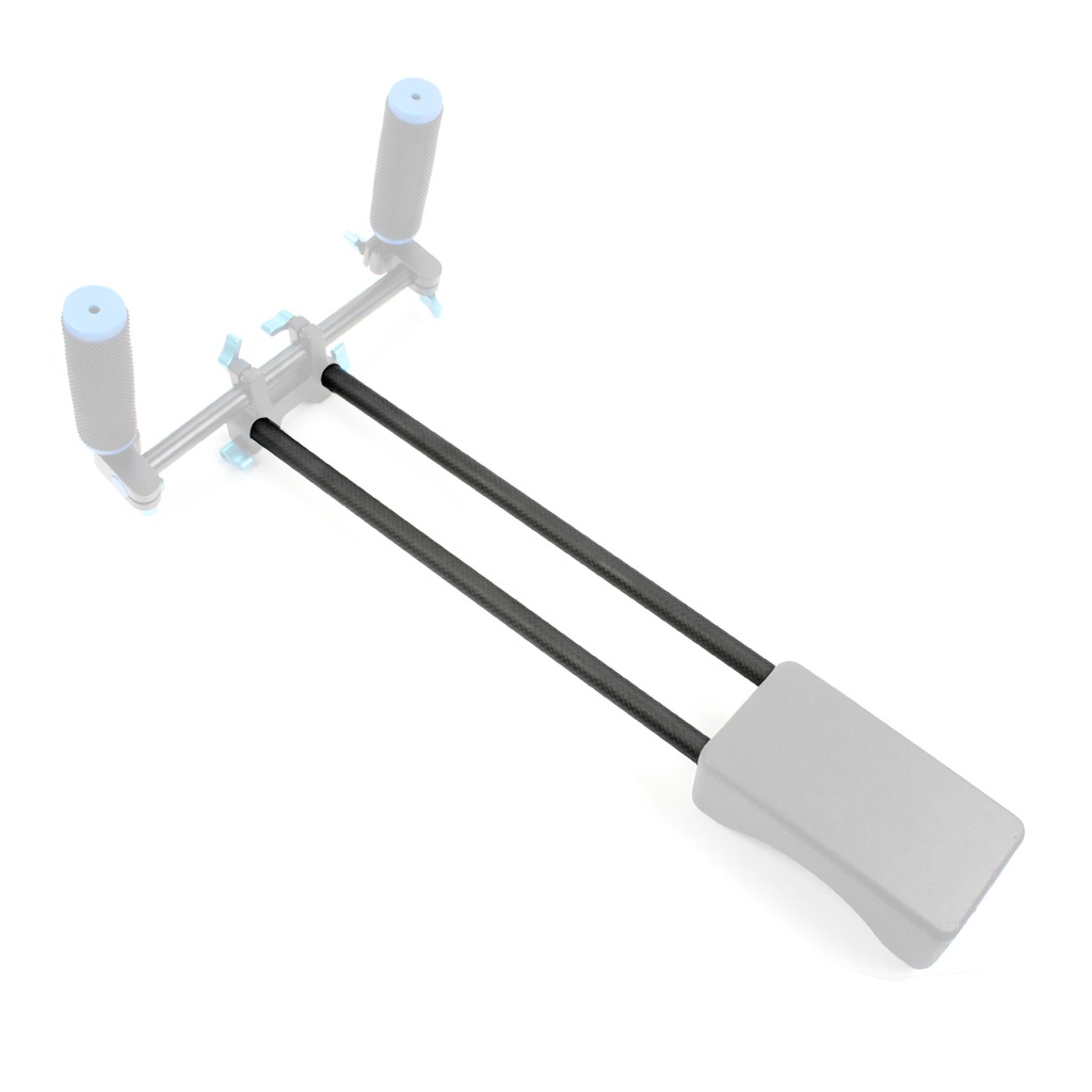 Bộ 2 Thanh Trượt Ống Kính Máy Ảnh SLR Đường Kính 15mm 10cm 25cm 30cm 40cm Chất Liệu Sợi Carbon