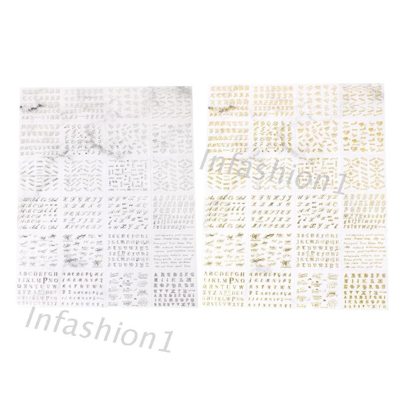 Bộ 24 Chữ Cái Dán Trang Trí