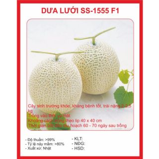 Hạt giống Dưa Lưới Tròn 15 Hạt - HÀNG CÔNG TY