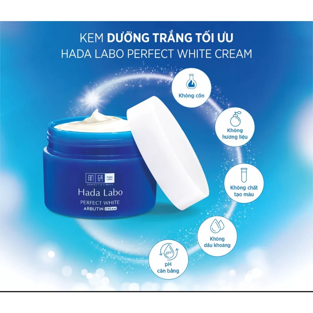 Kem dưỡng trắng Hoàn Hảo Hada Labo Perfect White 50g