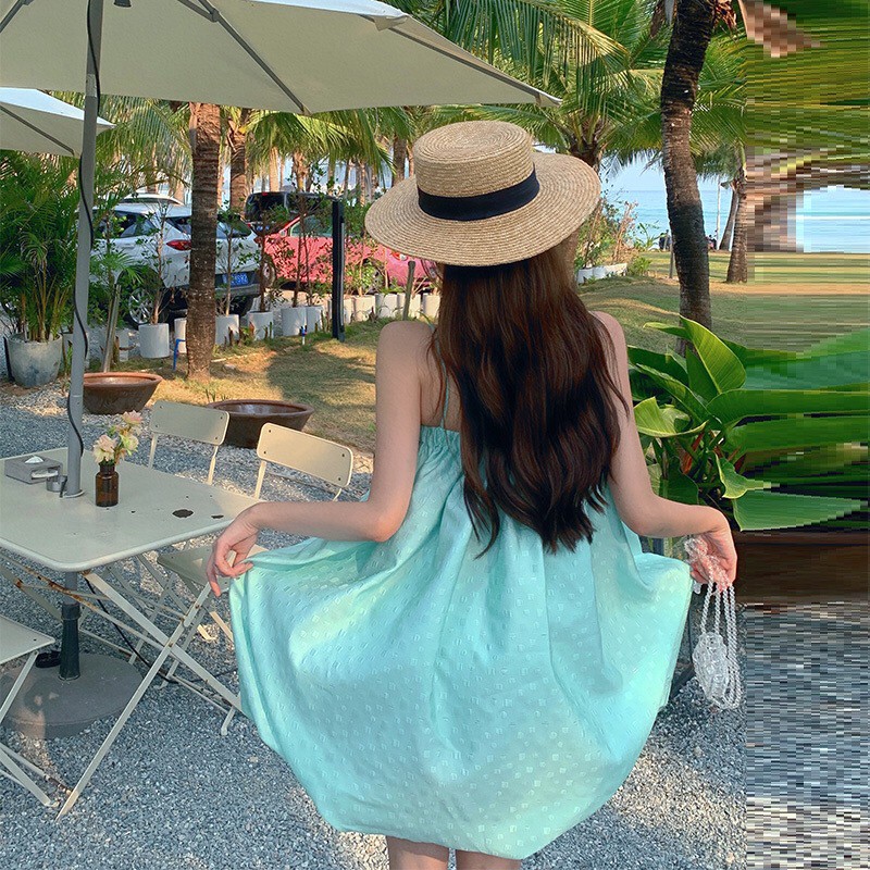 Jane Siêu phẩm babydoll hai dây bồng bềnh Pastel ngọt ngào thời thượng C089