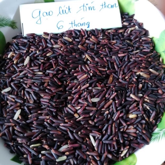 1Kg Gạo Lứt Tím Than Giá Sốc Date Mới Liên Tục (Gạo Lứt Đen)