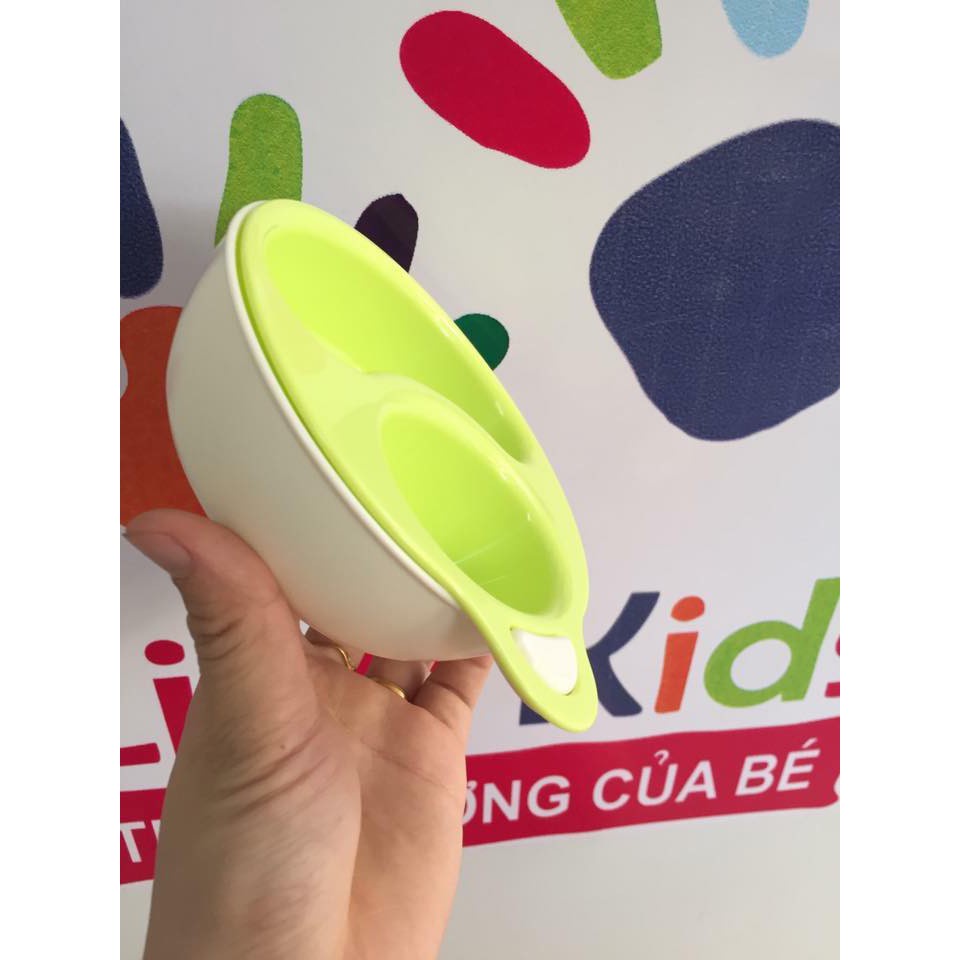 Combo bát ăn chia ngăn cho bé Paku Paku (Nhật Bản)