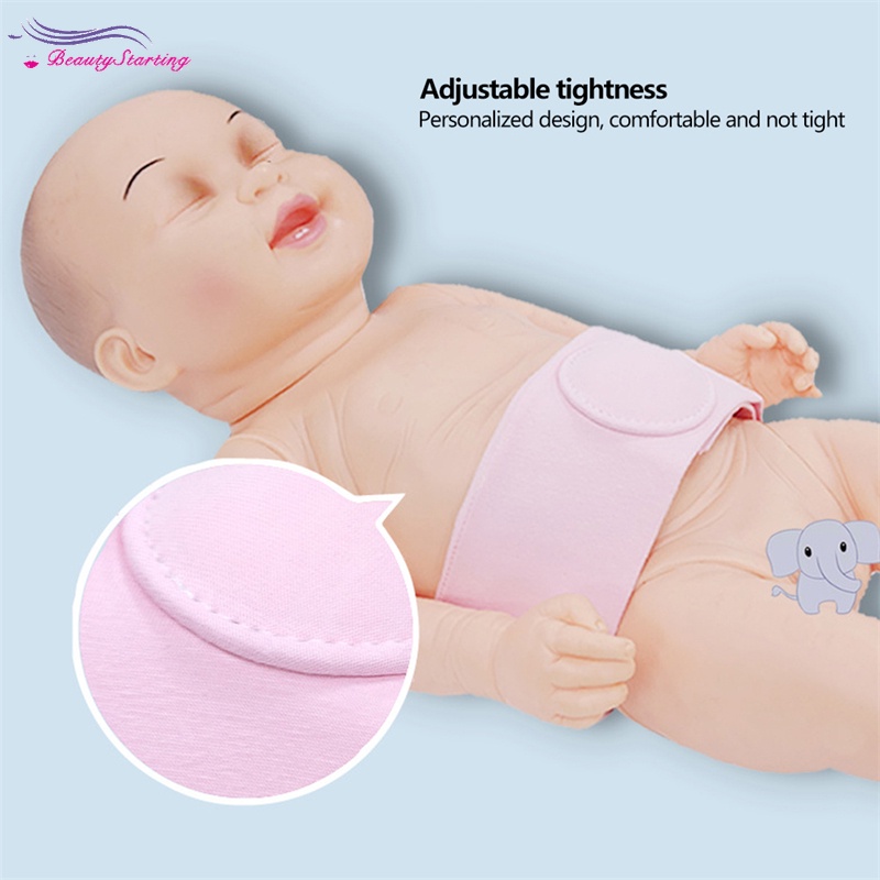 Set 2 đai quấn bụng thoáng khí bảo vệ rốn cho bé sơ sinh