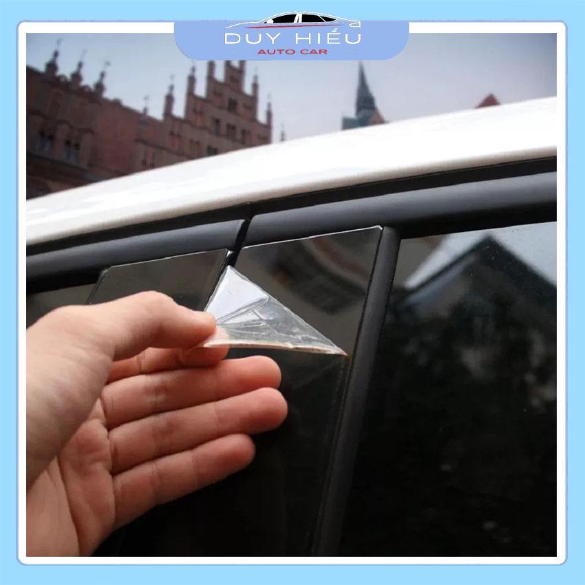 Ốp Bóng Trụ Cửa Ô tô Hyundai Elantra 2021-2023 đen bóng như gương