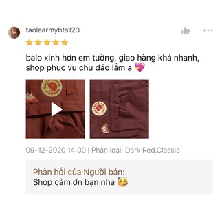 Balo Kanken Màu Cam Đất