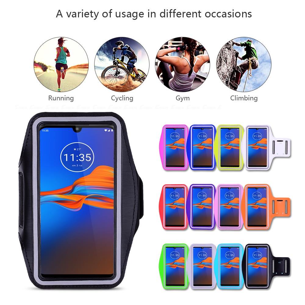 Túi Đựng Điện Thoại Đeo Cánh Tay Cho Motorola Moto E7 E7i Power E6 Plus Play E6s